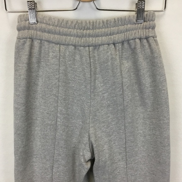 IRENE 19A88005 High Waisted Bell Bottom Sweat Pant - Picture 4 of 11